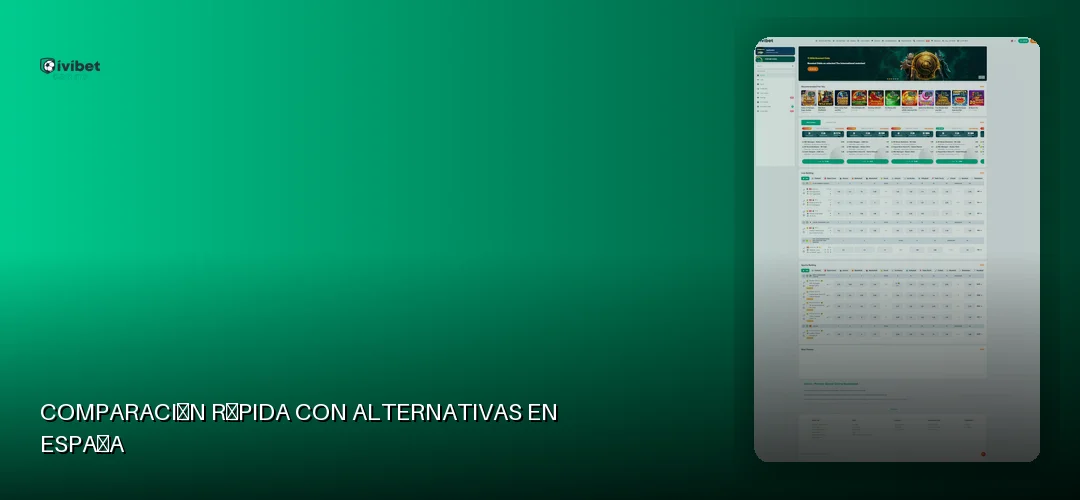 Comparación rápida con alternativas en España