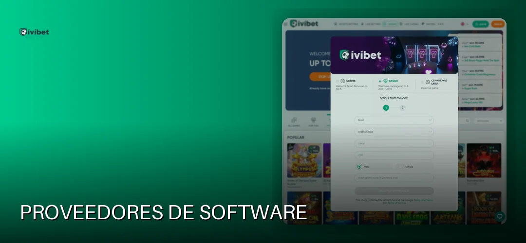 Proveedores de software